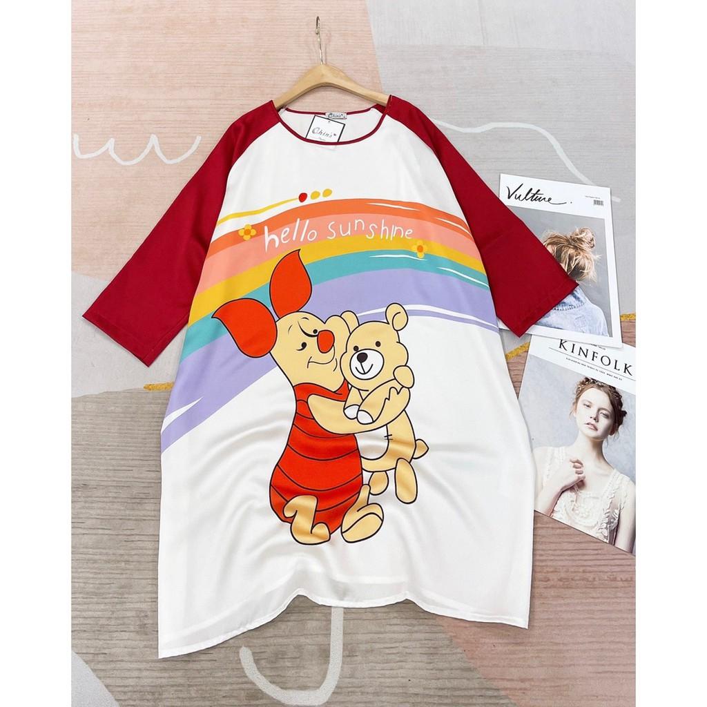 Bộ Đồ Ngủ - Đồ Mặc Nhà - Váy ngủ - Lụa satin Pyjamas