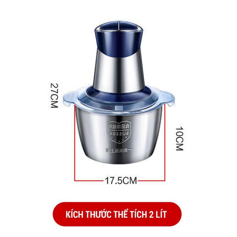 Cối Xay Thịt, Cối Xay Đa Năng Inox 304 Cao Cấp