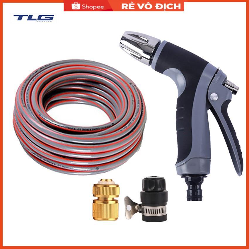 Bộ dây và vòi xịt tăng áp rửa xe tưới cây 20M  206817
