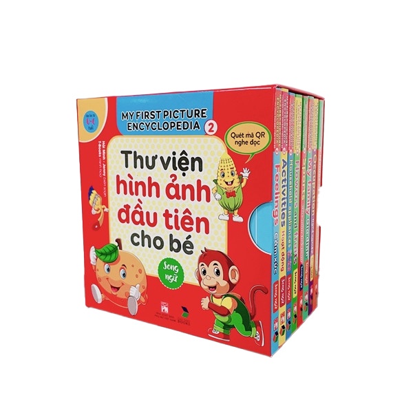 Bộ Hộp Thư Viện Hình Ảnh Đầu Tiên Cho Bé Từ 0 - 6 Tuổi Song Ngữ Việt Anh - Tập 2