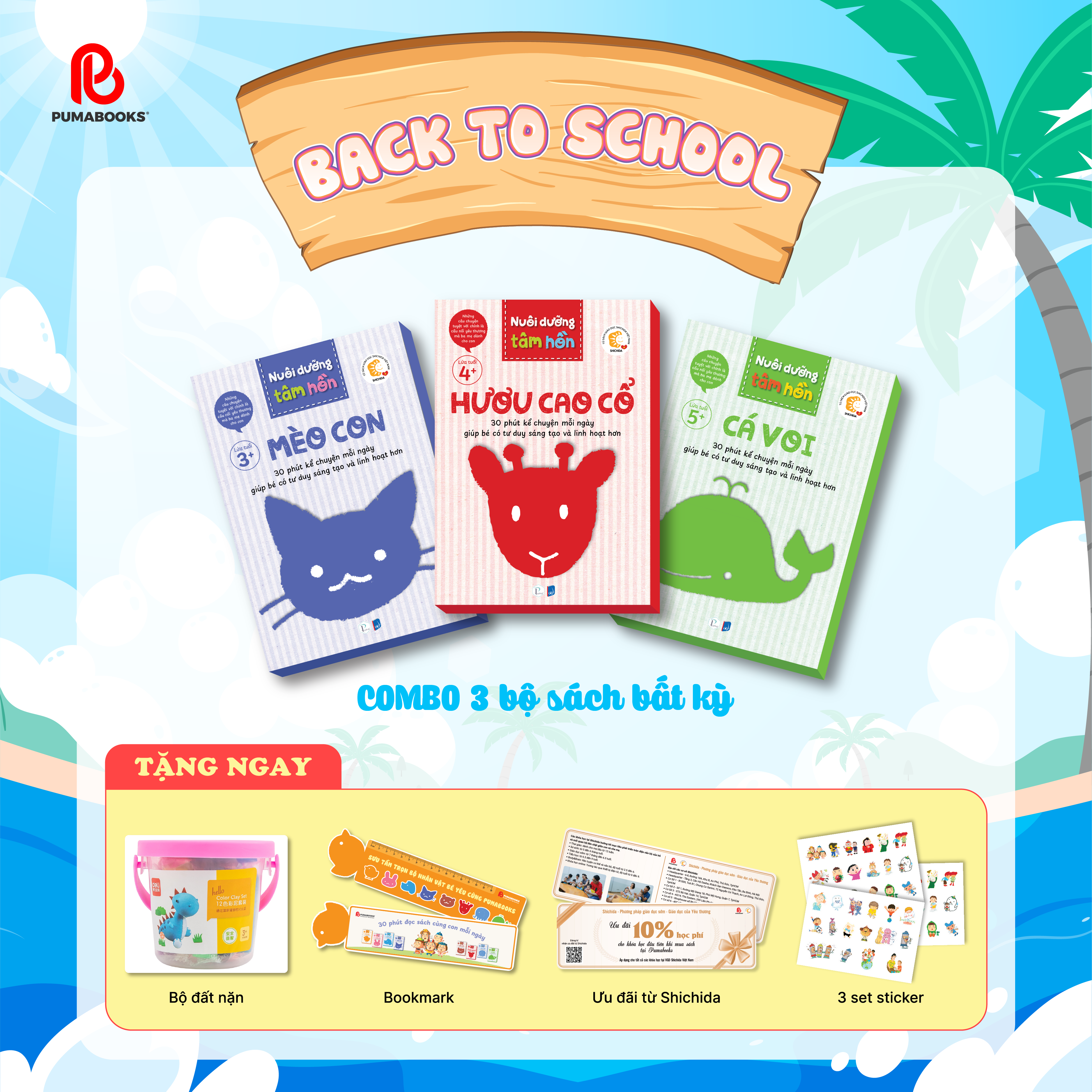 Sách Nuôi dưỡng tâm hồn - Bộ Thỏ Con (Lứa tuổi 2+)