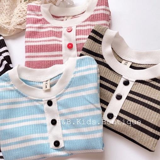 Bộ cotton len dài tay cho bé trai bé gái 8-18kg cực đẹp