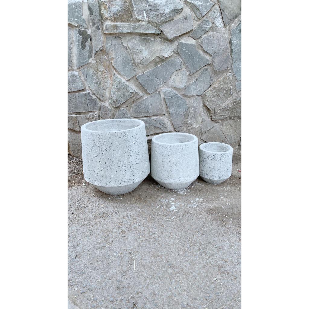 Bộ 3 Chậu Trồng Cây Chỉ Giao Hcm
