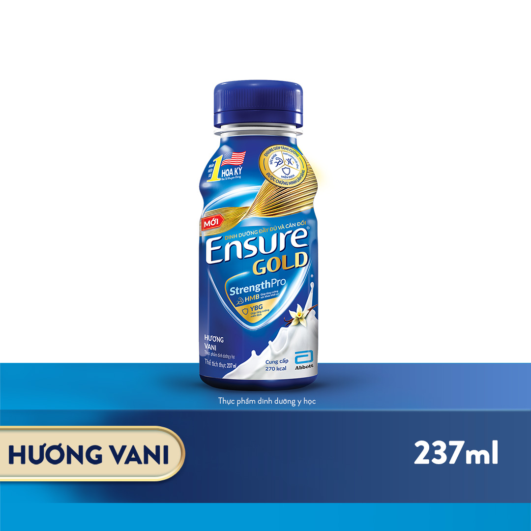 Thùng 24 chai Ensure Gold 237ml (Mẫu mới)