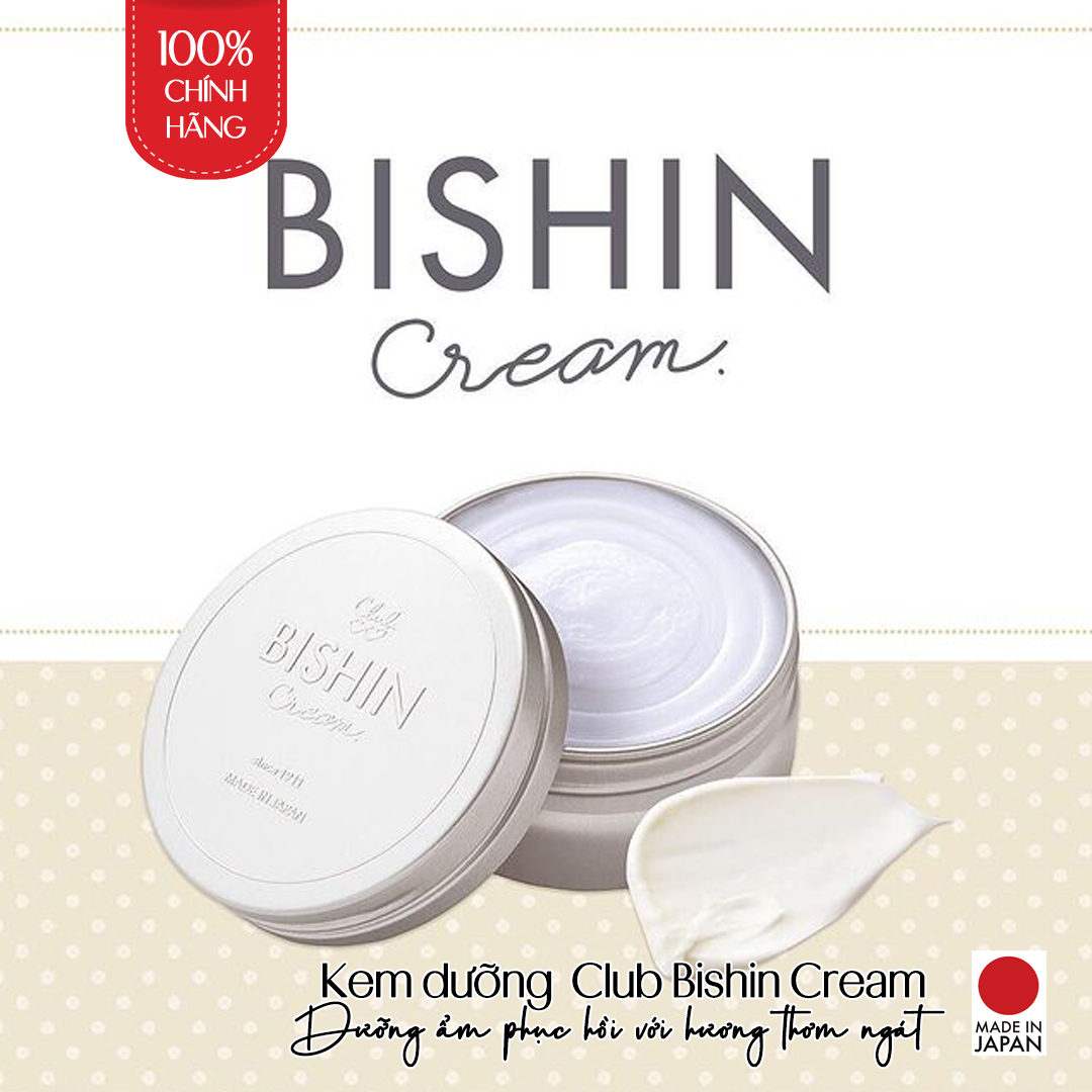 Kem Dưỡng Ẩm Bảo Vệ Da Nhật Bản, Phục Hồi Da Yếu, Chống Lão Hóa Club Bishin Cream