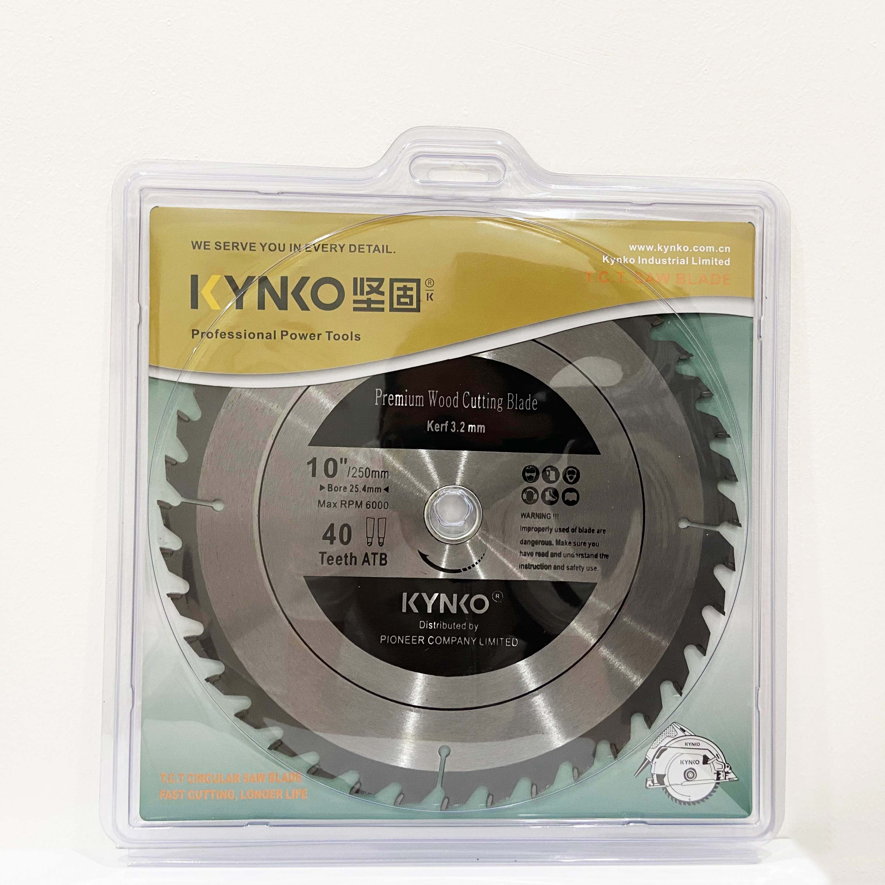 LƯỠI CƯA GỖ 40 RĂNG KYNKO WGZ250040PD25b22 CHÍNH HÃNG GIÁ TỐT
