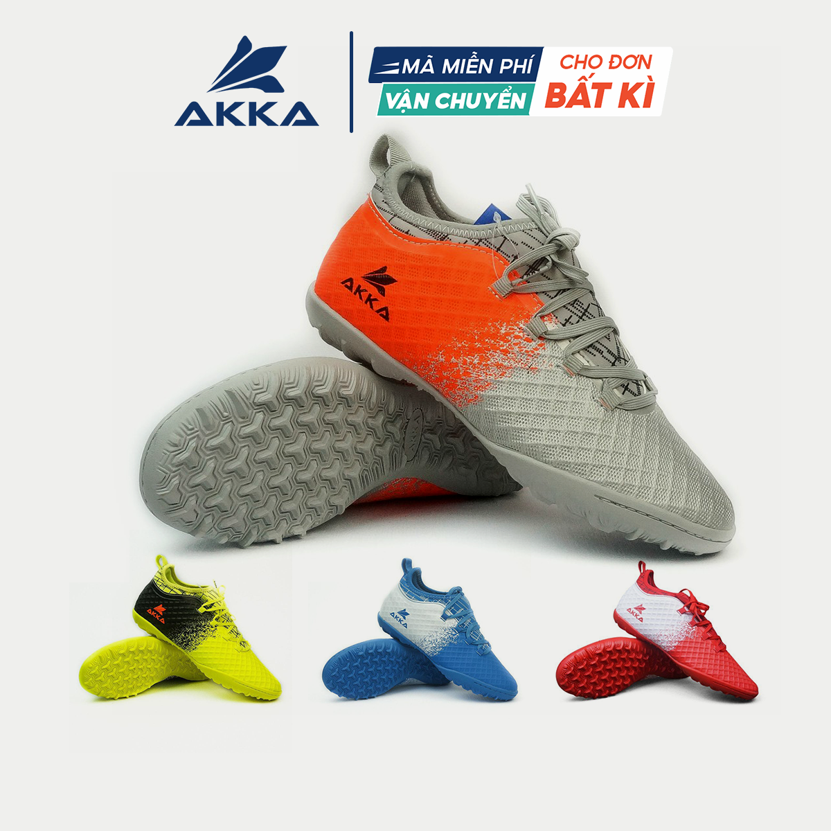 Giày đá bóng giày đá banh trẻ em chính hãng AKKA SPEED 2 TF