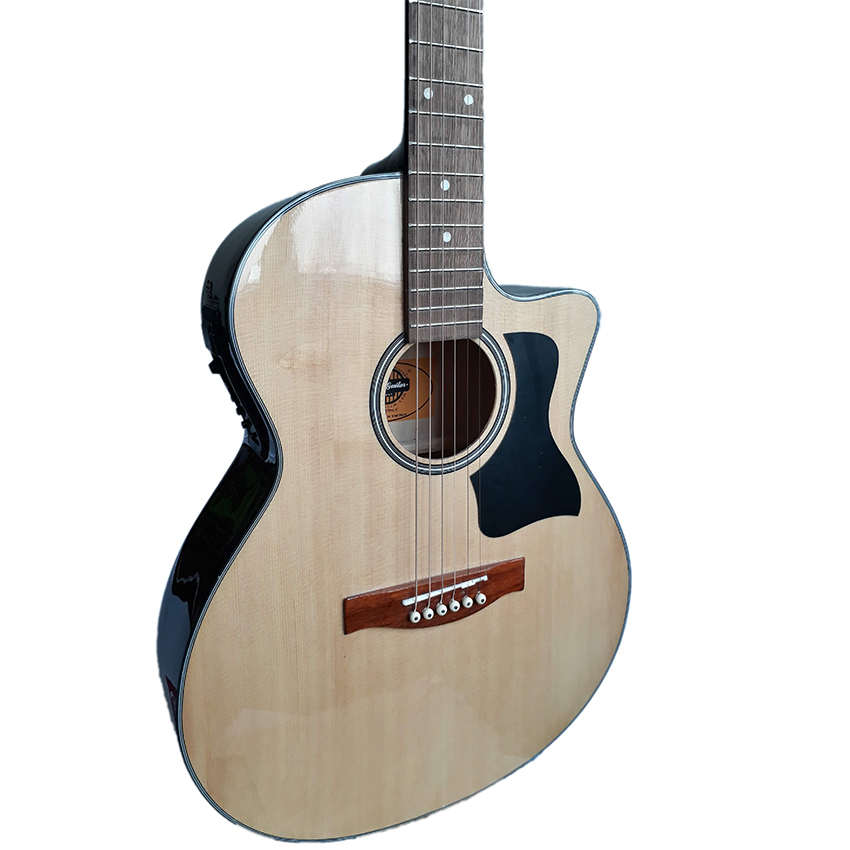 Đàn guitar acoustic model DT70X có EQ 7545R cho ra âm thanh tốt dành cho bạn mới tập