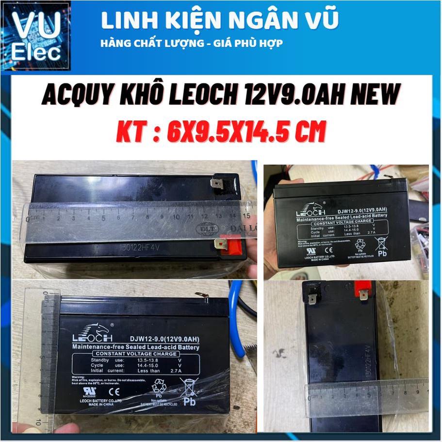 Bình acquy ngựa Leoch 12v6A 12V9.0Ah xịn