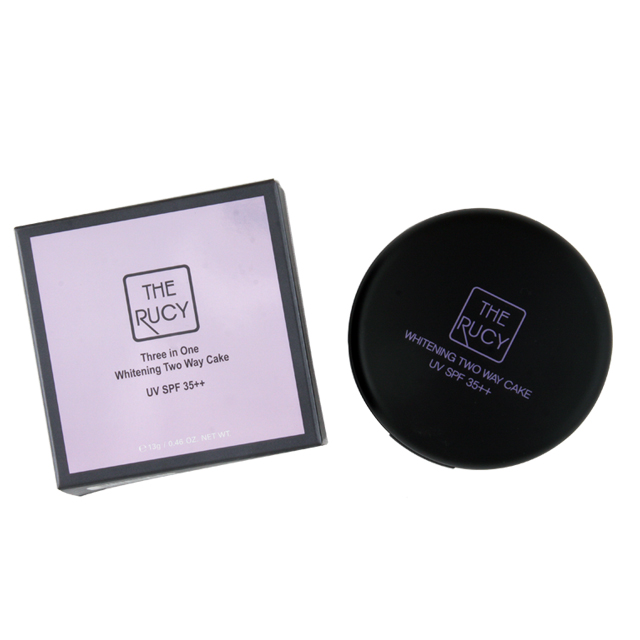 Phấn Phủ Trang Điểm Chống Nắng Cao Cấp The Rucy 3 In 1 Whitening Two Way Cake UV SPF 35++