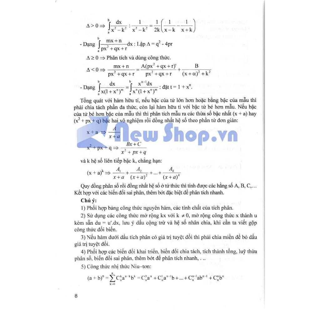 Sách - Tổng Ôn Tập Chuyên Đề Tích Phân Và Bất Đẳng Thức - Hồng Ân