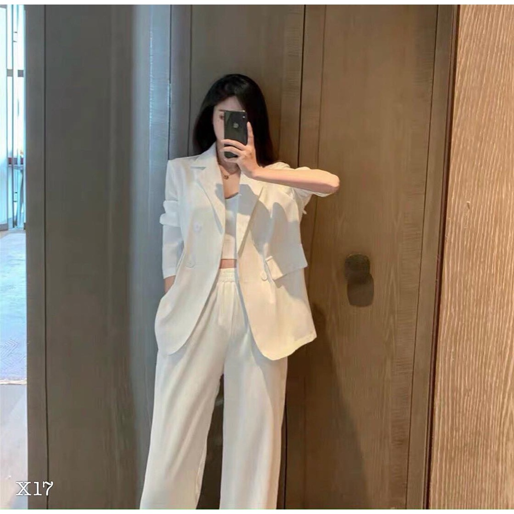 SET VEST 2 MÓN & QUẦN ỐNG RỘNG - HẬU NGUYỄN STORE