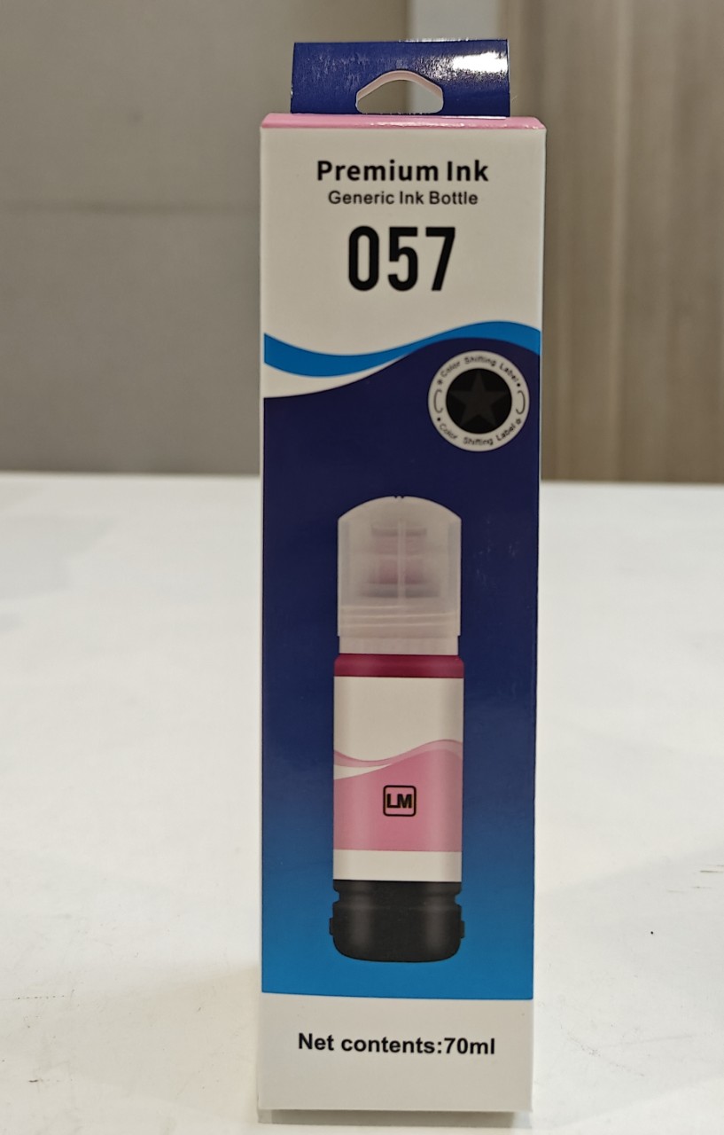 Set 6 màu mực in tương thích Epson 057 cho máy in Epson Ecotank L8050/L18050 , hàng nhập khẩu.
