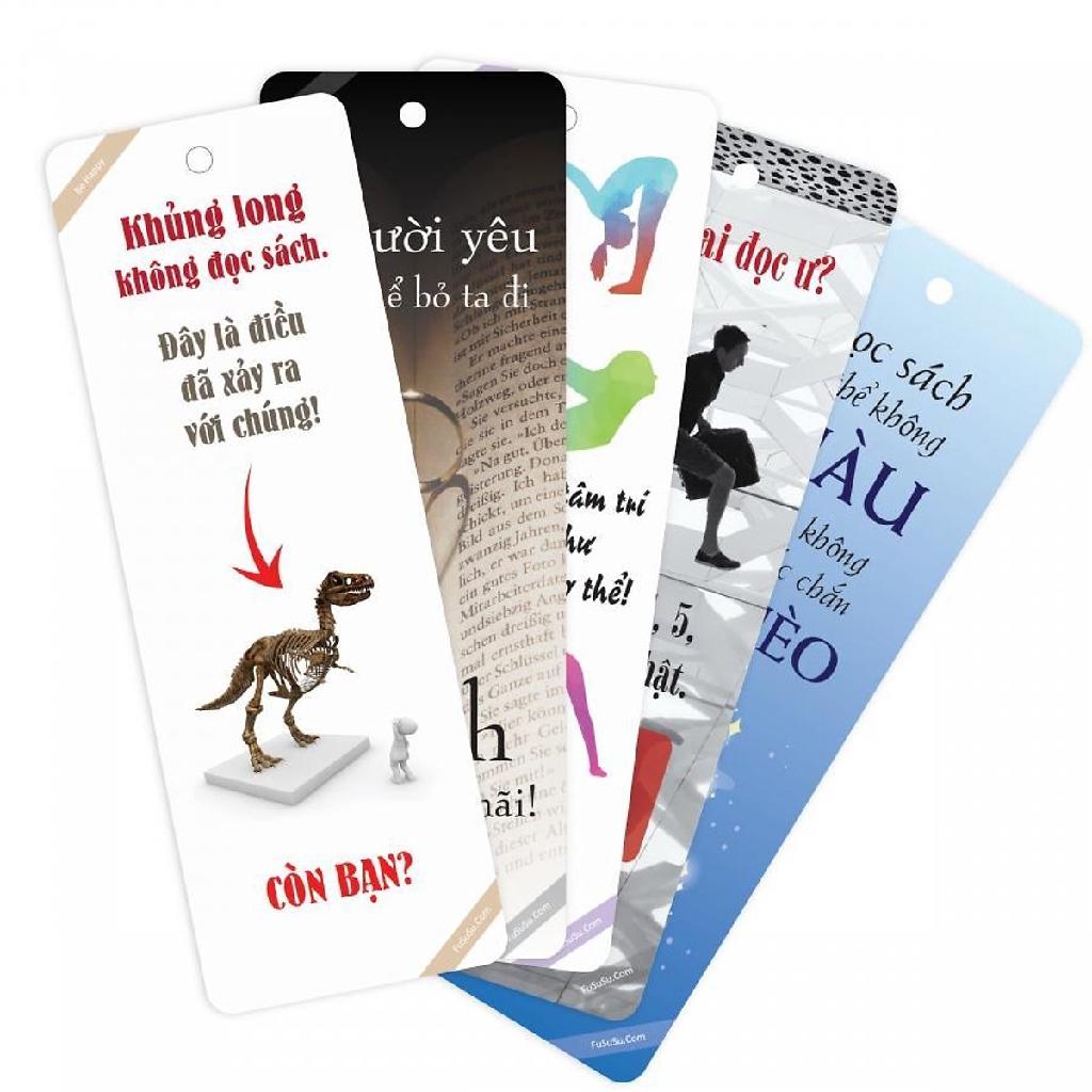 Bộ 10 Bookmark song ngữ truyền cảm hứng đọc sách