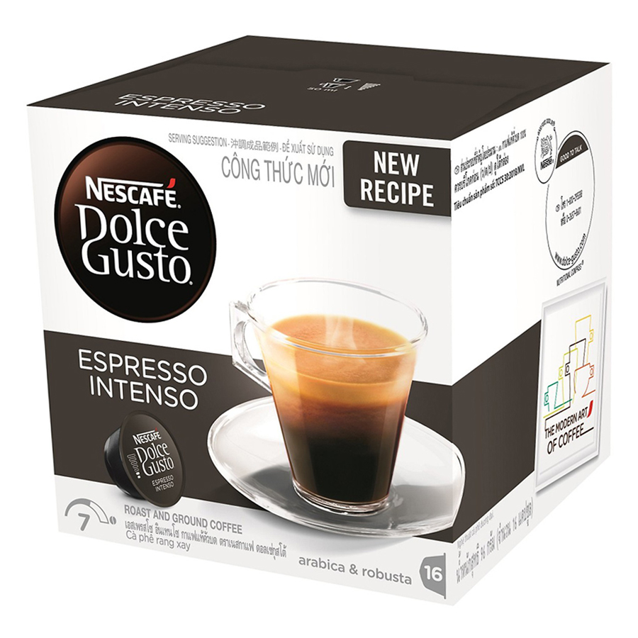 Combo 1 Máy Pha Cà Phê NESCAFÉ Dolce Gusto Eclipse Black + 2 Capsule (Cappuccino + Espresso) - Hàng chính hãng