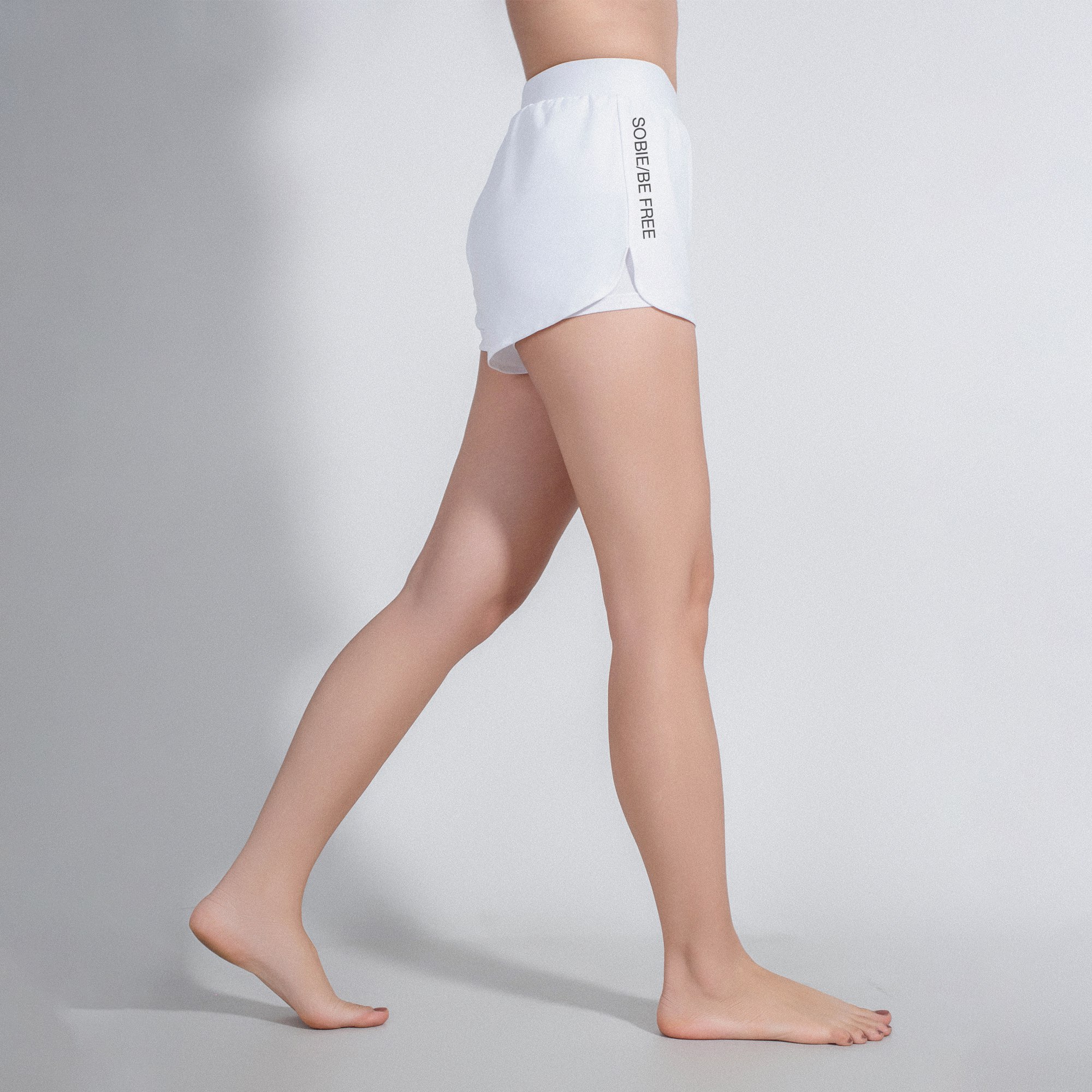 Quần bơi nữ Short White 2 Layer SOBIE