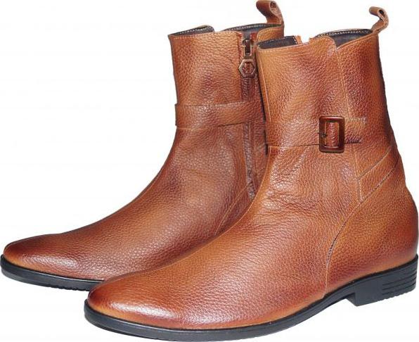 Giày Boots Nam Da Bò Thật B141