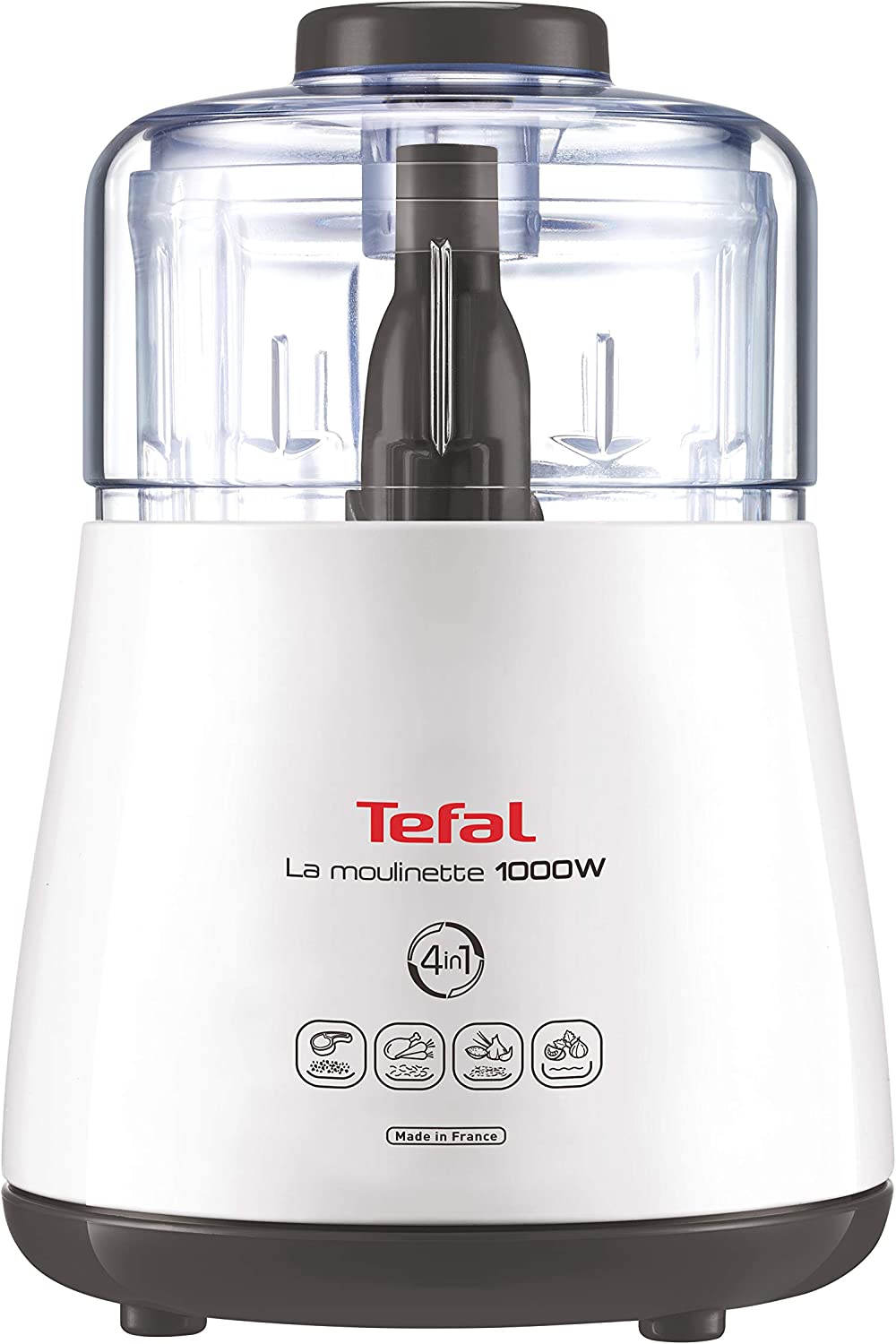 Máy Xay Thịt, Thực Phẩm Đa Năng TEFAL DPA130 La Moulinette, Sản Xuất Tại Pháp, 5 Chế Độ Nhiệt, Dung Tích 0.35L, Công Suất Cao 1000W - Hàng Nhập Khẩu Đức