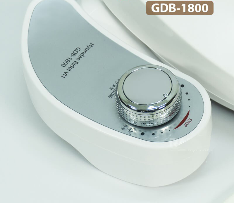 Nắp Bồn Cầu Thông Minh Hyundae Bidet GDB-1800 2 Vòi Lạnh