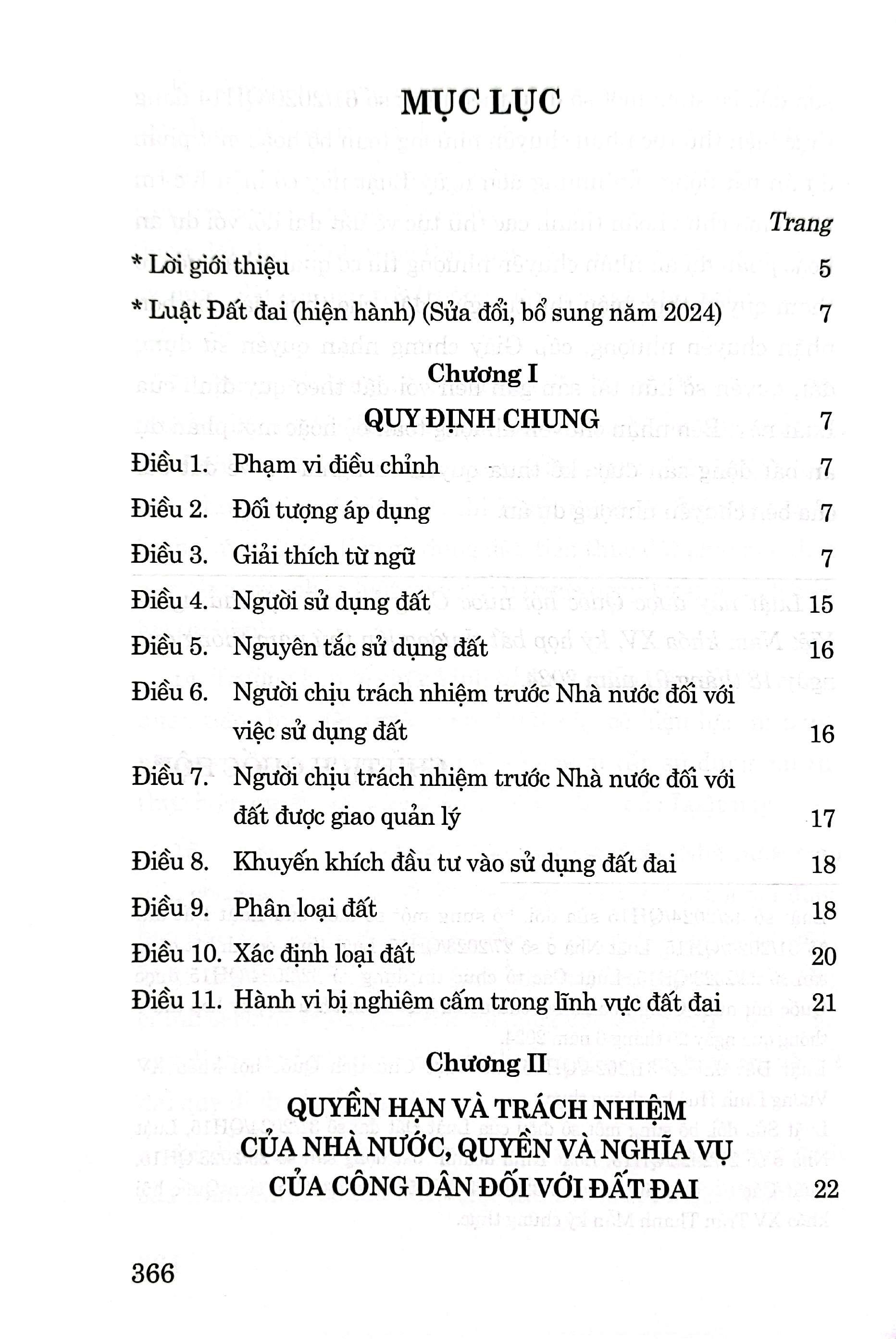 Sách - Luật Đất Đai (Hiện Hành, Sửa Đổi, Bổ Sung Năm 2024)