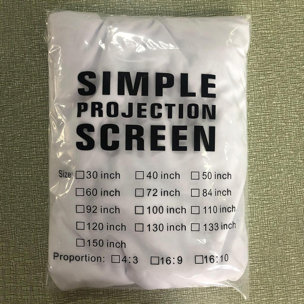 Màn Hình Máy Chiếu Outdoor Indoor Projector Screen Foldable Portable Movie Screen 60-150 Inch  for Home Theater Camping and Recreational Events
