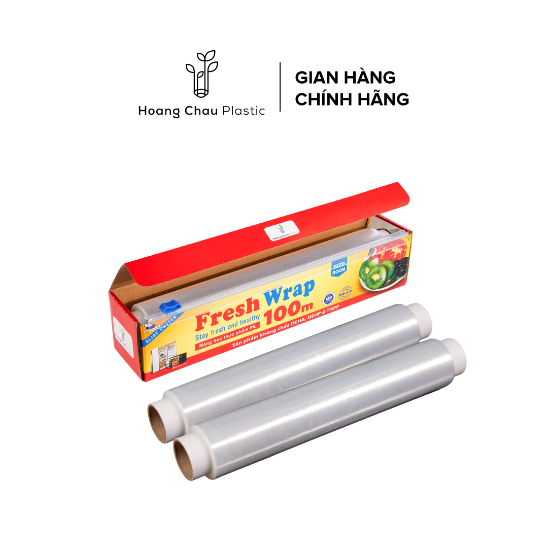 Lõi Màng Bọc Thực Phẩm PE SATIS 30cm x 400m Không Chứa Chất Phụ Gia Gây Hại Sức Khỏe Dùng Được Cho Lò Vi Sóng