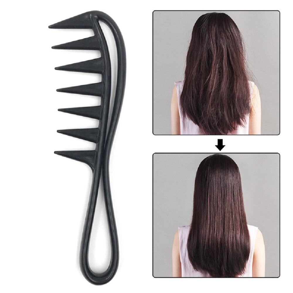 Lược Răng To Gỡ Rối Chải Mượt Cho Bạn Gái, Lược Chải Kiểu Tóc Nam