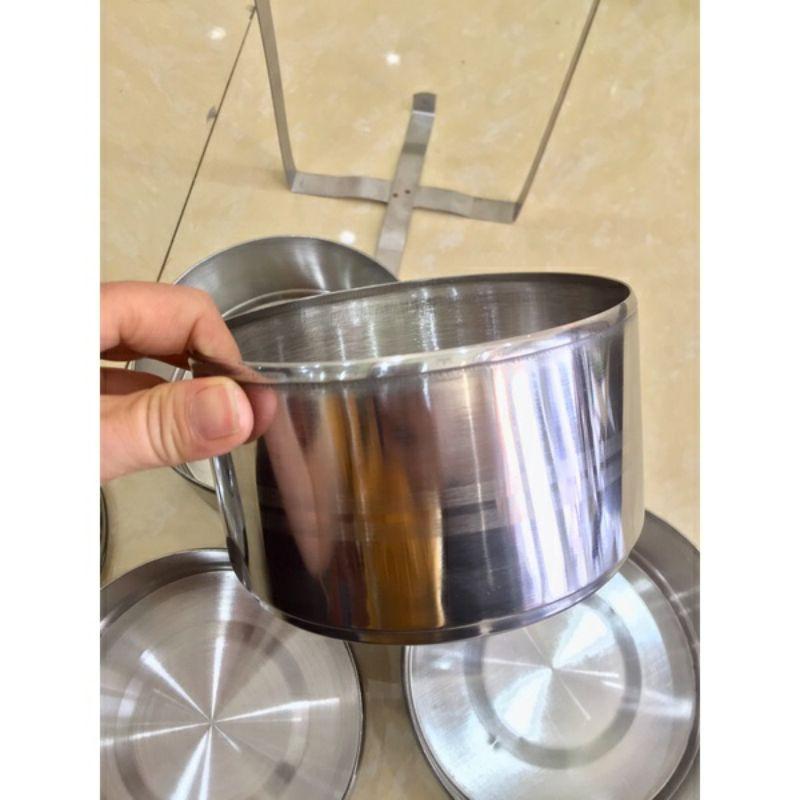 Cặp lồng inox giữ nhiệt 3 ngăn dung tích 1400ml và 2000ml