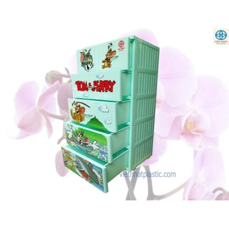 Tủ nhựa Lucky 5 tầng 60*47*122cm các mẫu
