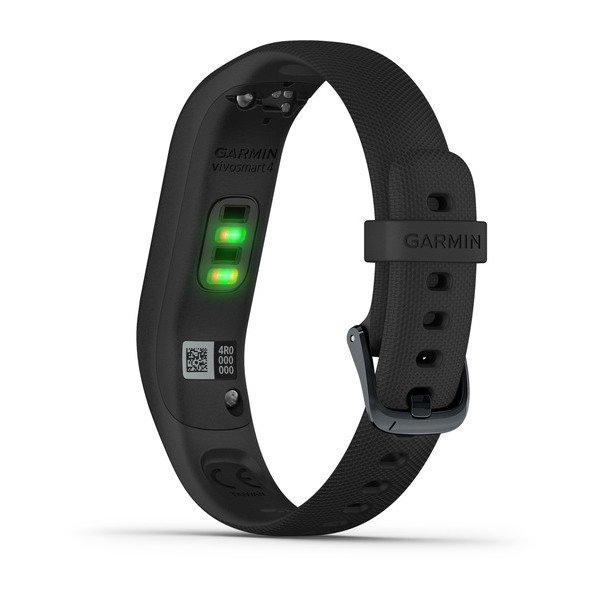 Vòng Đeo Tay Thông Minh Theo Dõi Sức Khỏe Theo Dõi Vận Động Garmin Vivosmart 4 - Hàng Chính Hãng - Small/Medium - Black/Slate - 010-01995-80