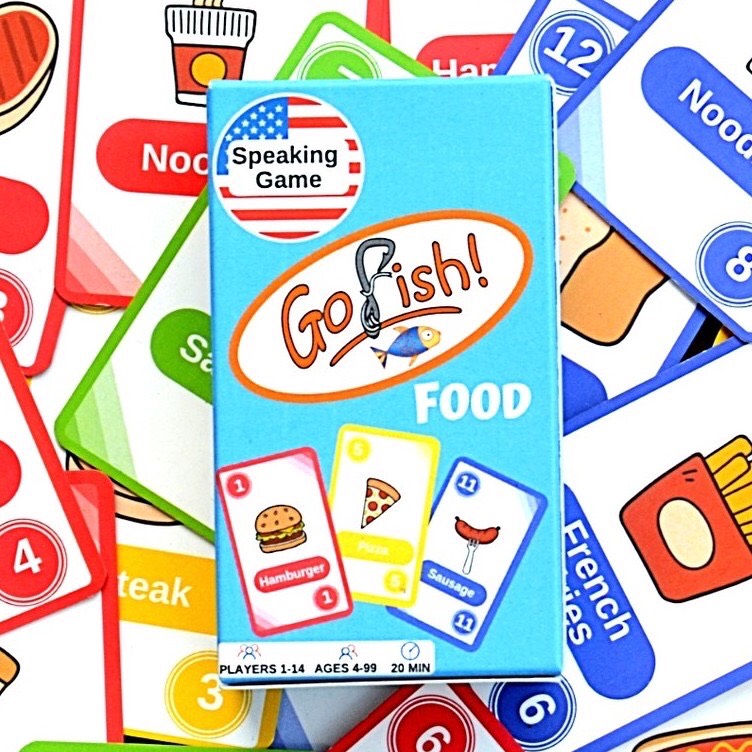 Go fish game &quot;Food&quot;