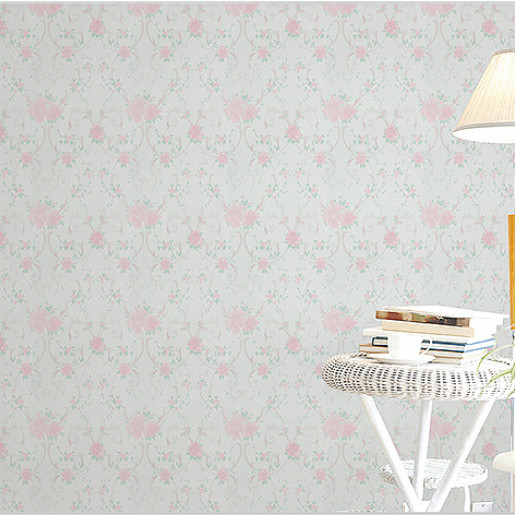 GIẤY DÁN TƯỜNG KHỔ 45CM X10M HAI ĐÓA HỒNG