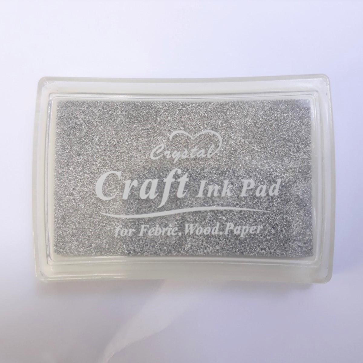 Hộp Mực Dấu Craft Ink Pad Màu Bạc