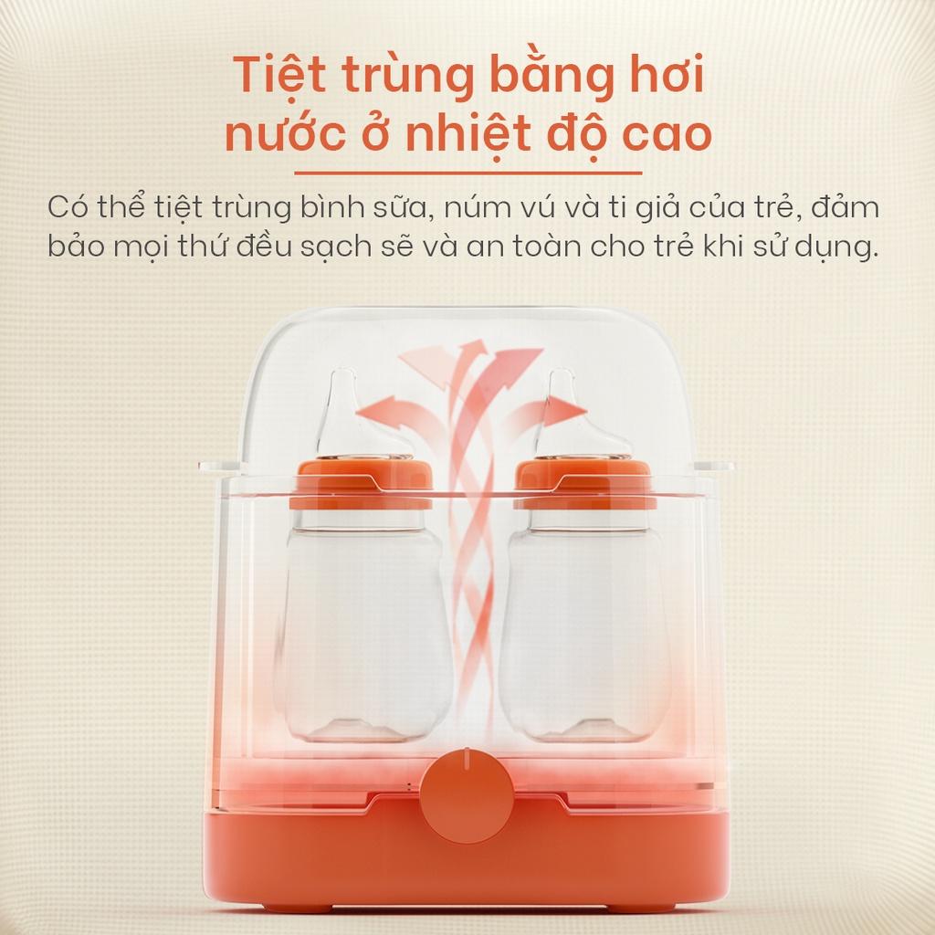 Máy hâm nóng sữa đôi 3in1 Yoboo YB-0041 thiết kế "3 TRONG 1" dùng hâm nóng, rã đông, tiệt trùng - Hàng chính hãng