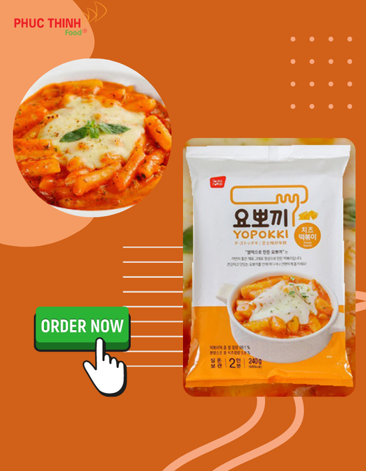 Bánh Gạo Young Poong Topokki Vị Phô Mai