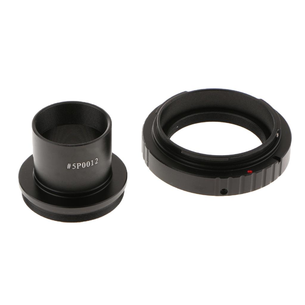 1.25" Telescope Mount Adapter with T Ring for K SLR/DSLR Camera Body