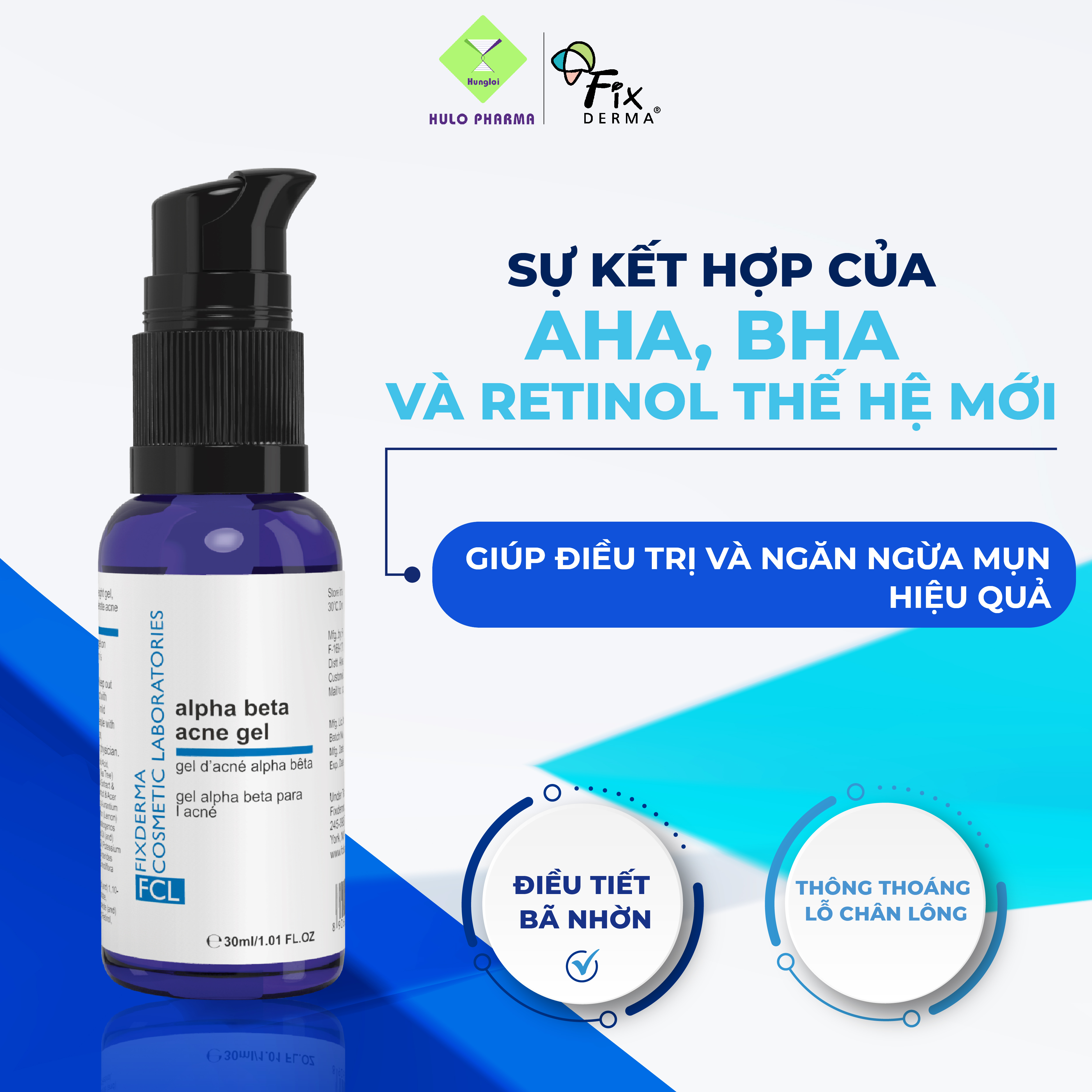 Chấm Mụn FCL Alpha-Beta Acne Gel Giúp Giảm Mụn, Ngừa Viêm,Thông Thoáng Lỗ Chân Lông, Điều Tiết Bã Nhờn 30ml
