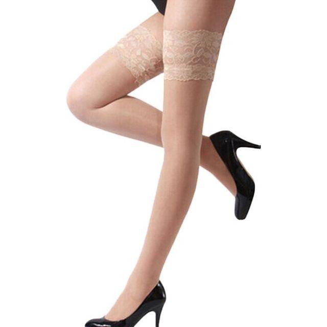 Tất / Vớ ren dài qua gối phối ren sexy cho nữ