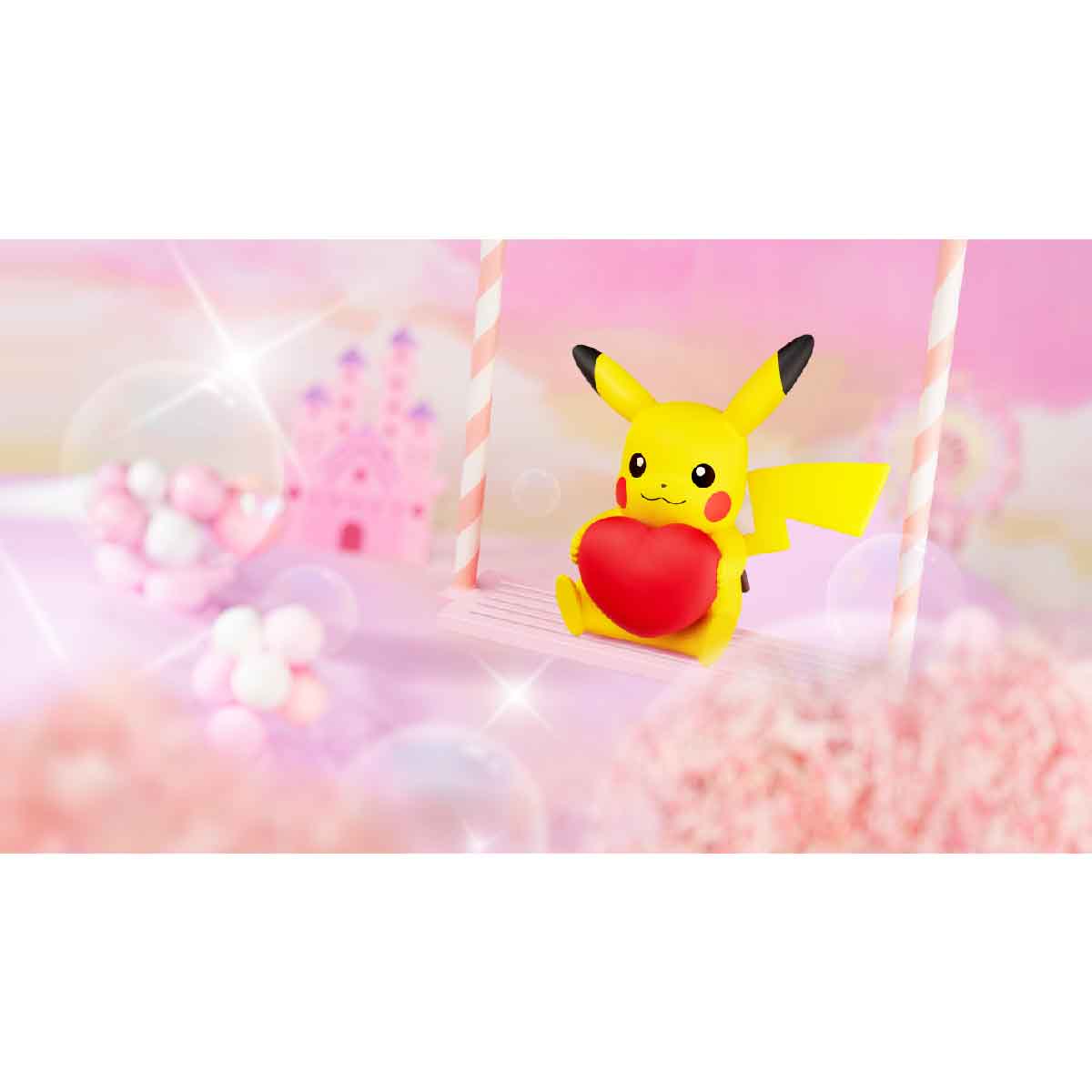 Đồ Chơi Mô Hình Pikachu Ôm Trái Tim POKEMON TOYS LOVE/LBW24007