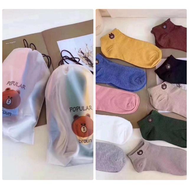 Combo 10 đôi tất gấu
