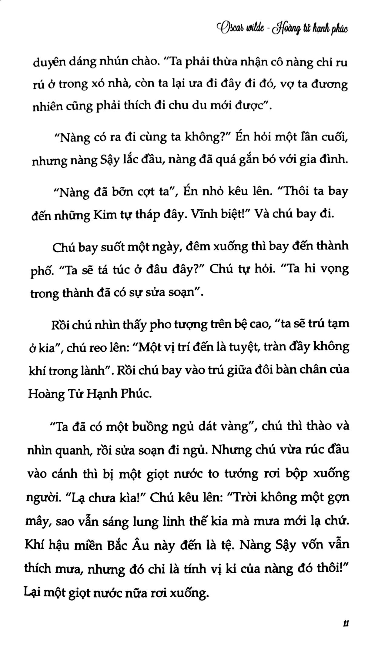 Happy Prince - Hoàng Tử Hạnh Phúc (Song Ngữ Anh - Việt)