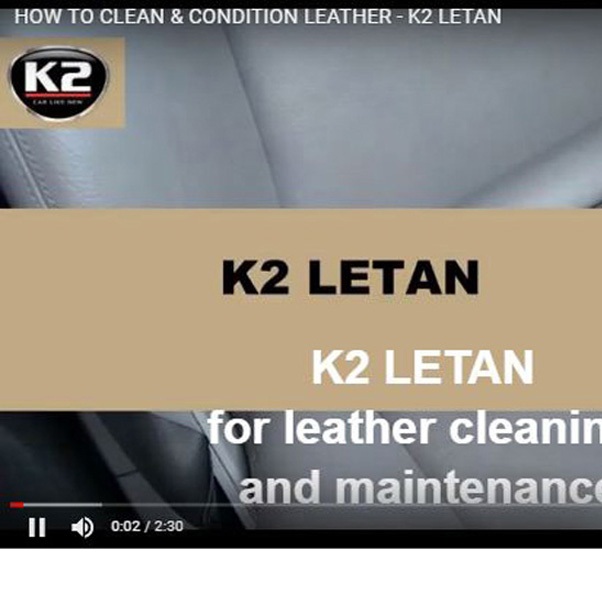 Kem tẩy vết bẩn và bảo dưỡng, bảo vệ đồ da - K2 letan