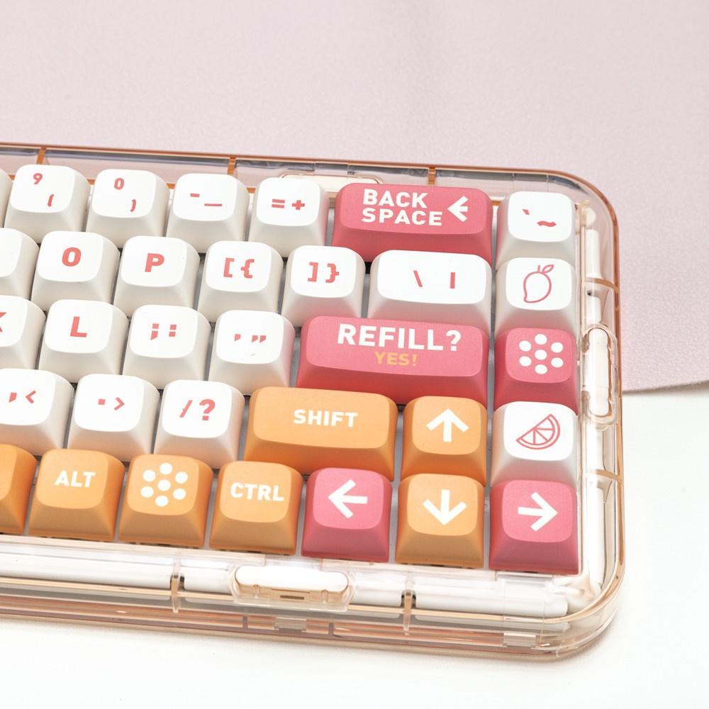 132 phím Mango Keycaps XDA Profile trái cây mùa hè Phim hoạt hình trái cây PBT DYE SUB Bàn phím cơ Keycap