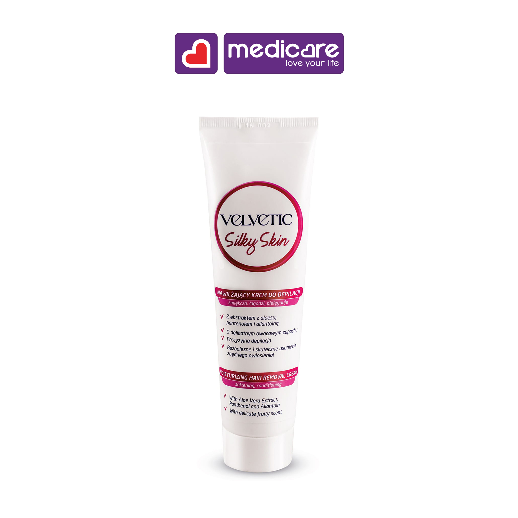 Kem tẩy lông VELVETIC dưỡng ẩm 100ml