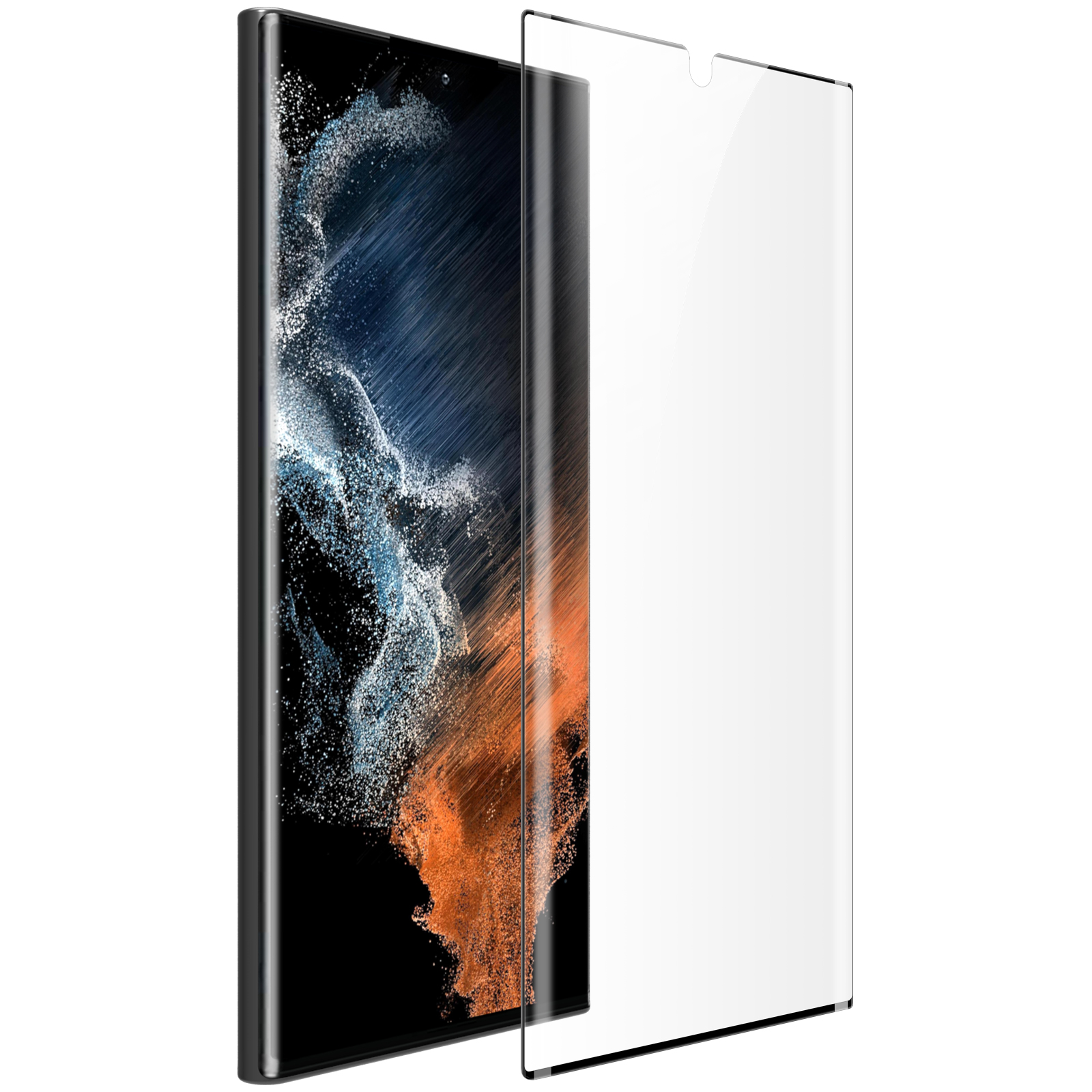 Miếng dán màn hình cho Samsung Galaxy S22 Ultra Nillkin Impact Resistant Curved Film - Hàng Nhập Khẩu