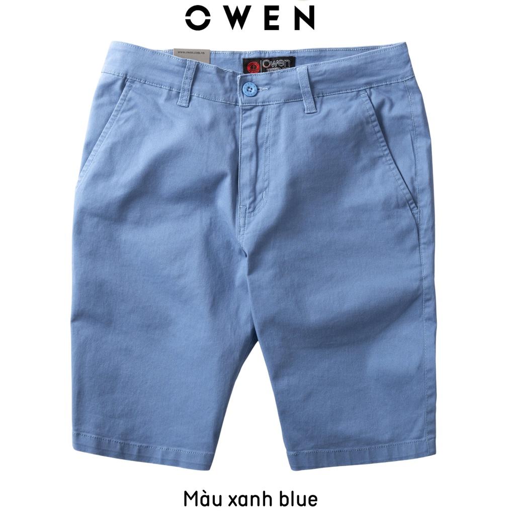 Combo ưu đãi quần short nam kaki Owen 7 màu chất liệu vải cotton cao cấp co giãn trẻ trung dáng slimfit năng động