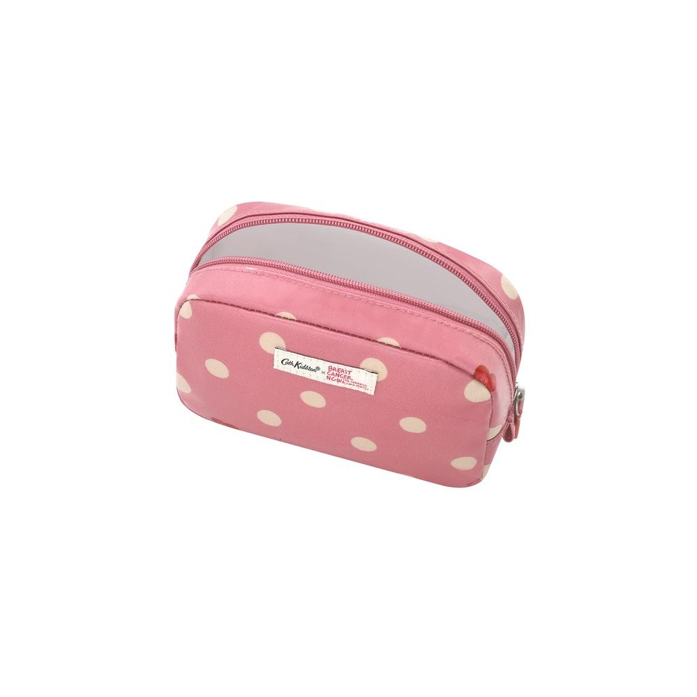 Cath Kidston-Classic Make Up Case Heart Spot- 1030105-Pink