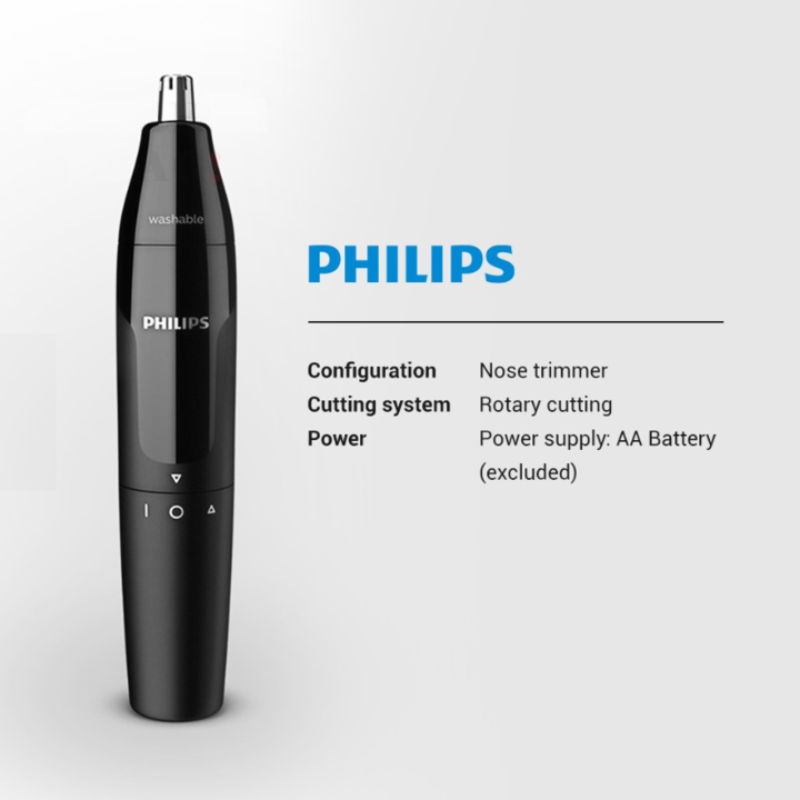 Máy tỉa lông mũi và lông tai Philips NT1620 tự động - HÀNG NHẬP KHẨU