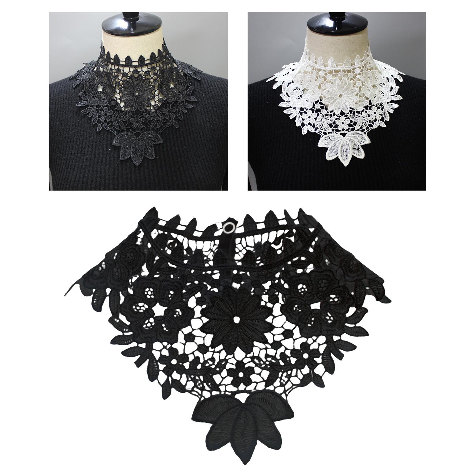 Shirts Fake Collar Blouse False Collar Shirts Costume Collar for Women Girls