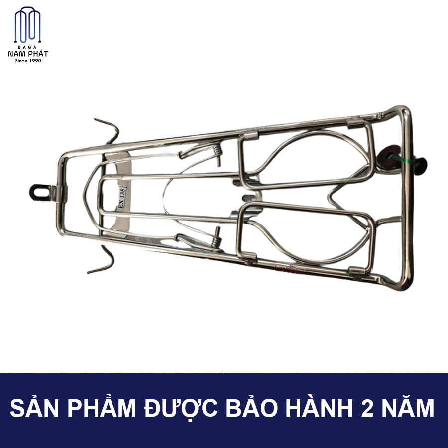 Baga giữa 10 li Exciter 135 Inox / 7 Màu Nam Phát